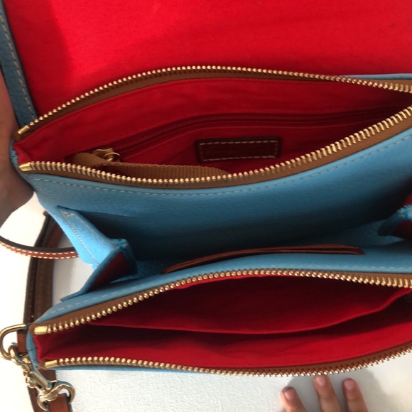 Sky Blue hunter crossbody bag